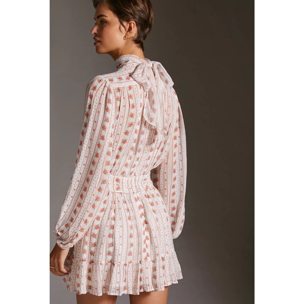 Anthropologie Let Me Be Mock Neck Mini Dress